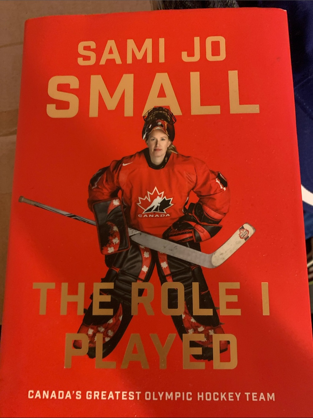 Sami Jo Small Canada Hardcover The Role I Played Book Autographed